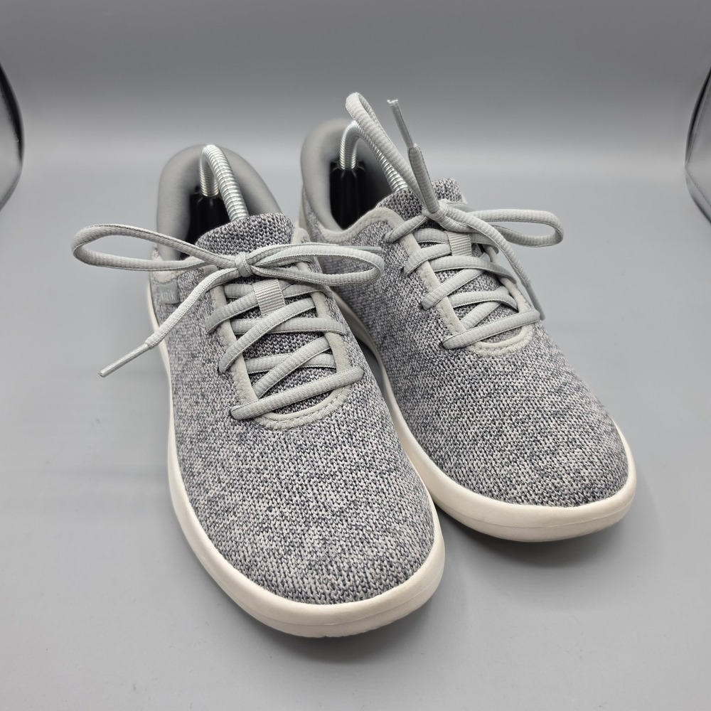 Kizik Madrid Sneakers Womens 6.5 Gray‎ Eco Knit Hands Free Walking Casual Shoes